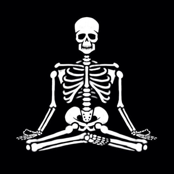 Скелет в медитации