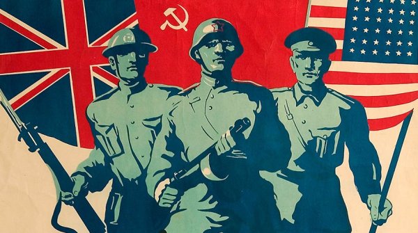 Антигитлеровская коалиция флаги