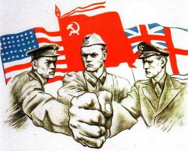Антигитлеровская коалиция флаги
