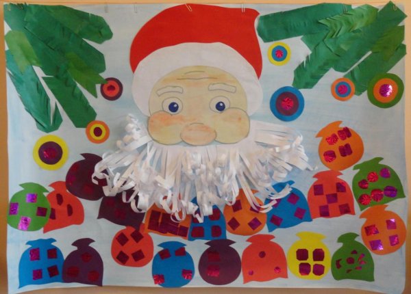 Аппликация. Новый год