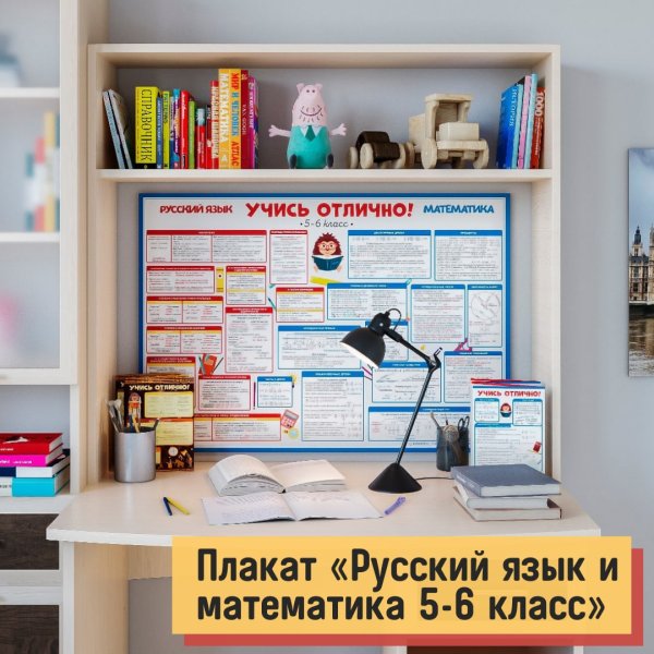 Плакат английский язык начальный уровень