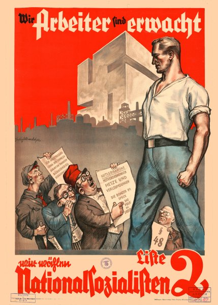 Третий Рейх плакаты против Большевиков