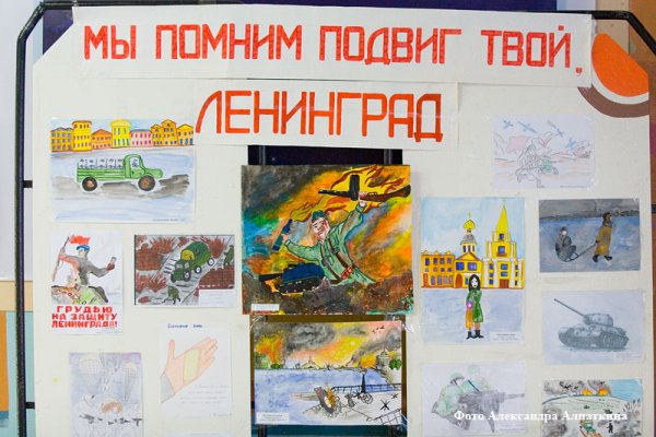 Подвиг Ленинграда плакат