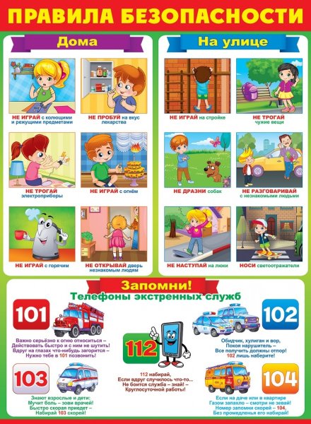 Правила безопасности дома