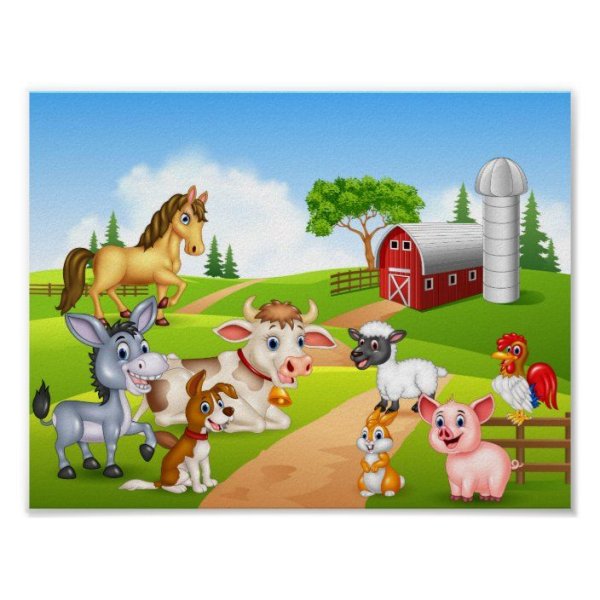 Плакат ферма реклама
