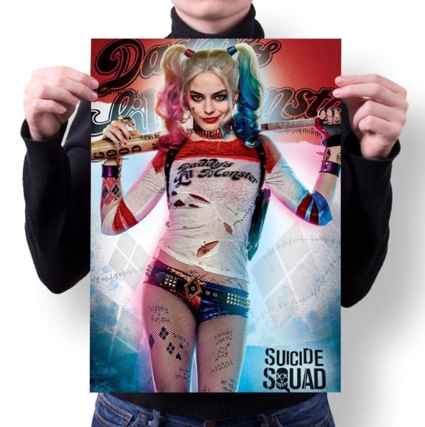 Харли Квинн в шубе