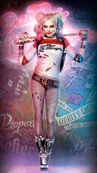 Отряд самоубийц Харли Квинн Постер