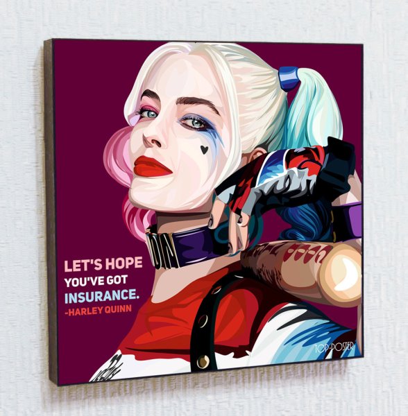 Харли Квинн поп арт