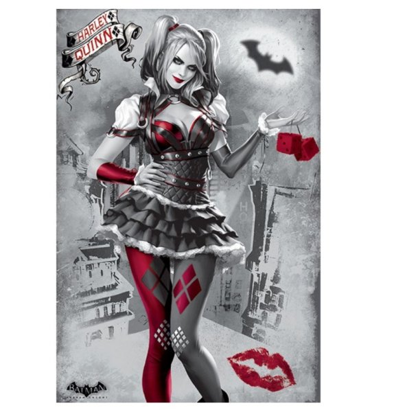 Harley Quinn Vintage Style