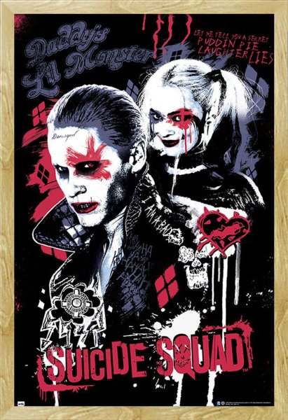 Плакат Харли Квинн и Джокер