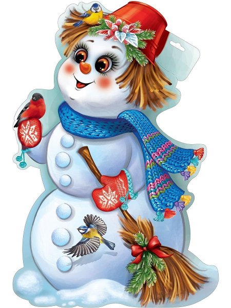 Снеговик плакат