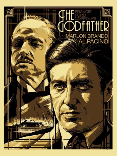Крестный отец фильм Постер