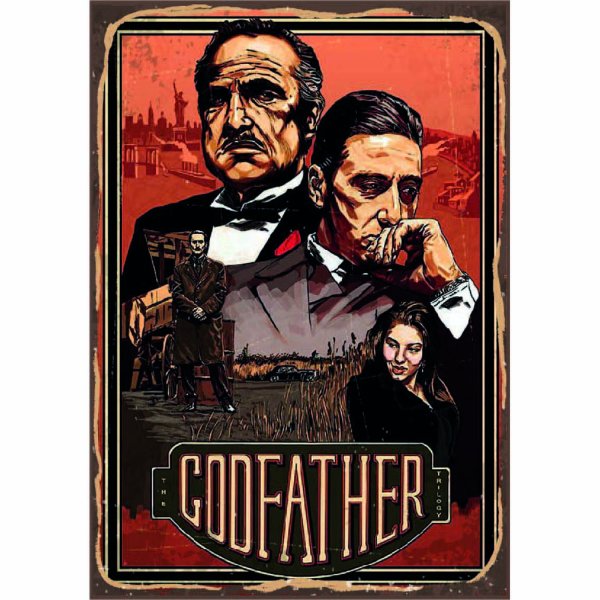 Арт Постер крестный отец