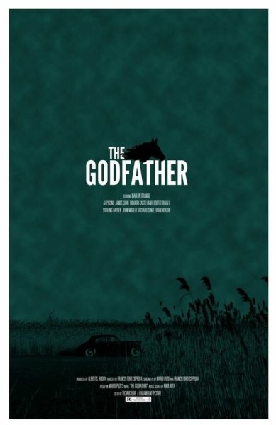 Минималистичный Постер крестный отец