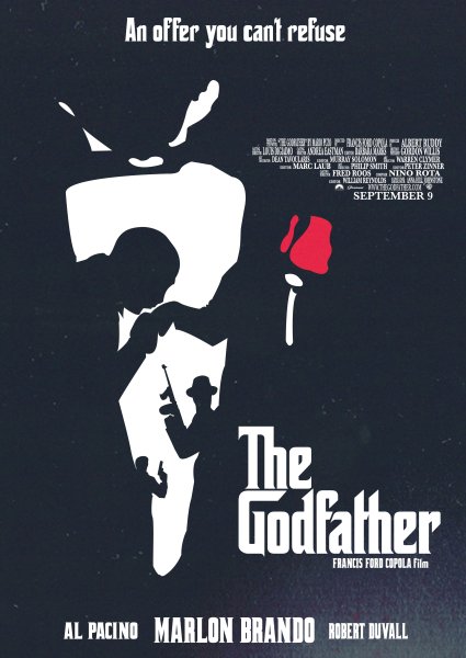 Постер "крестный отец"