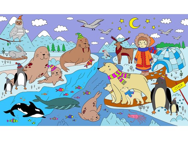 Арктика для детей без животных
