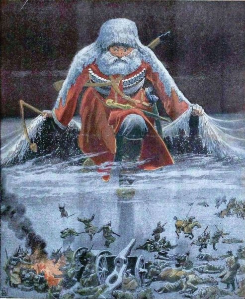 Мороз союзник русских