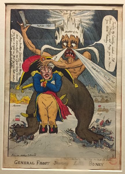 Генерал Мороз бреет маленького Бони