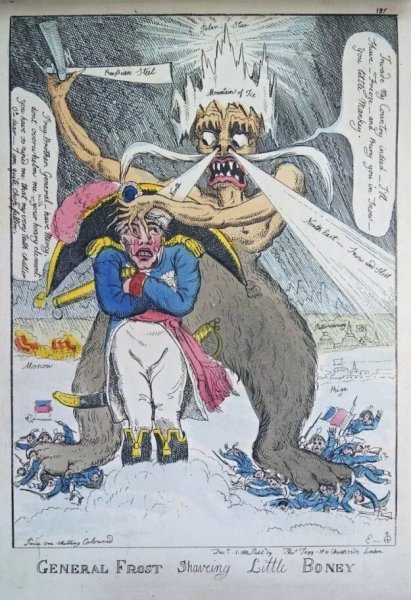 Генерал Мороз карикатура