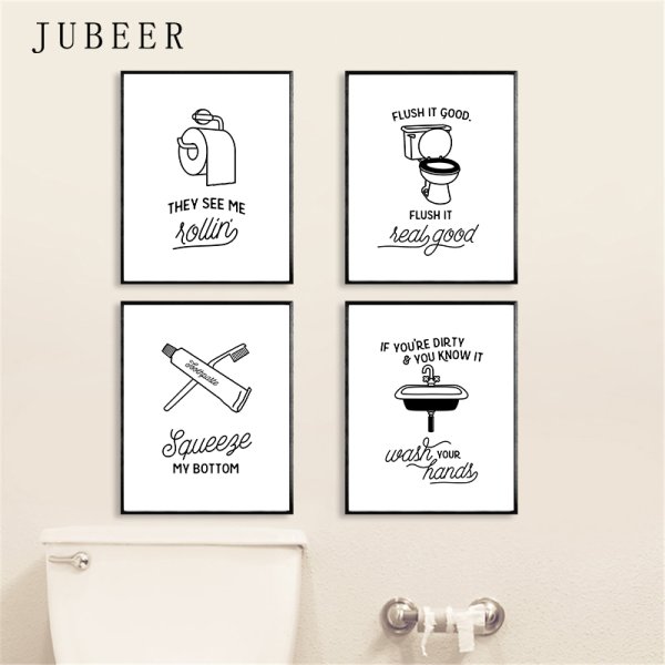 Постеры в туалет на стену
