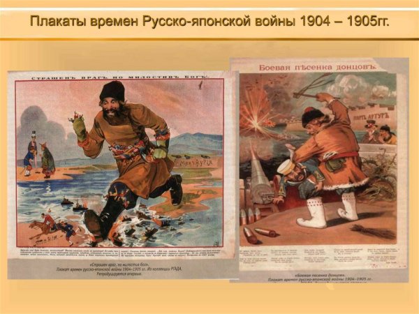 Плакаты русско-японской войны 1904-1905