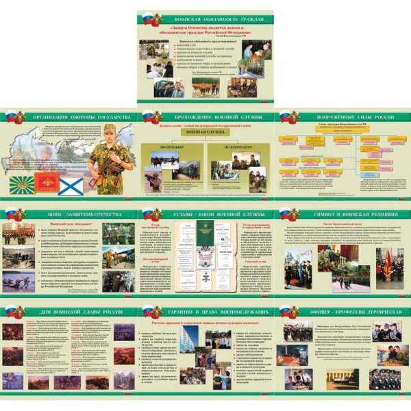 Стенд на службе Отечеству