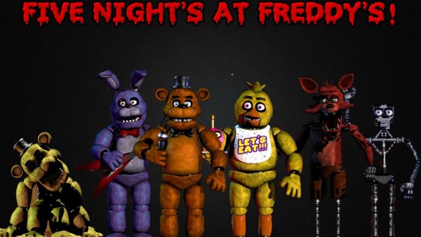 Плакат ФНАФ thank you