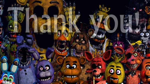 ФНАФ Постер thank you