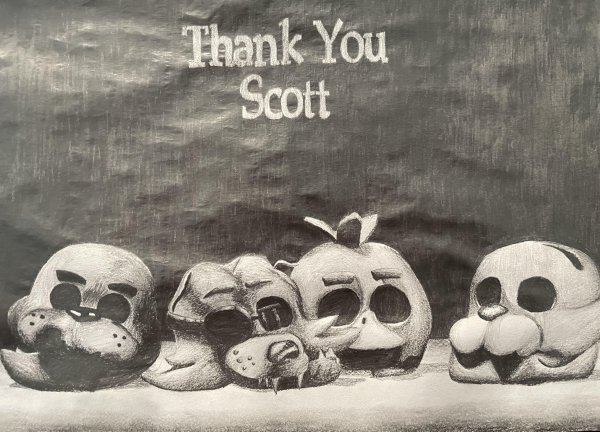 ФНАФ спасибо Скотт