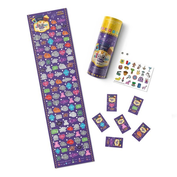 Скретч Постер "#100дел"