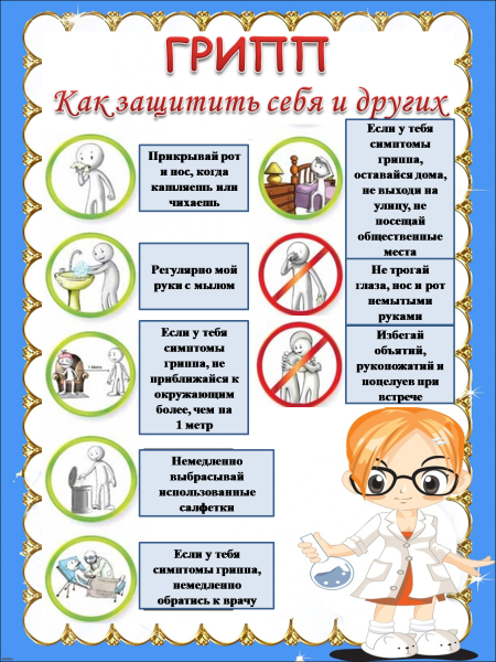 Памятка профилактика вирусных заболеваний для родителей