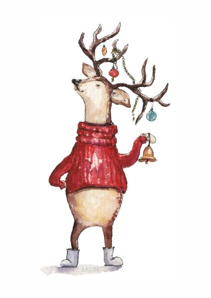 Новогодний олень
