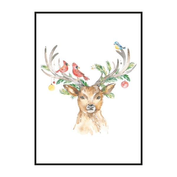 Новогодние постеры на стену