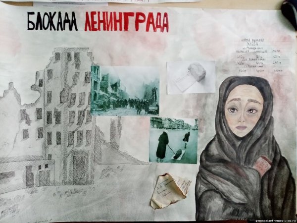 Блокада Ленинграда творческая работа