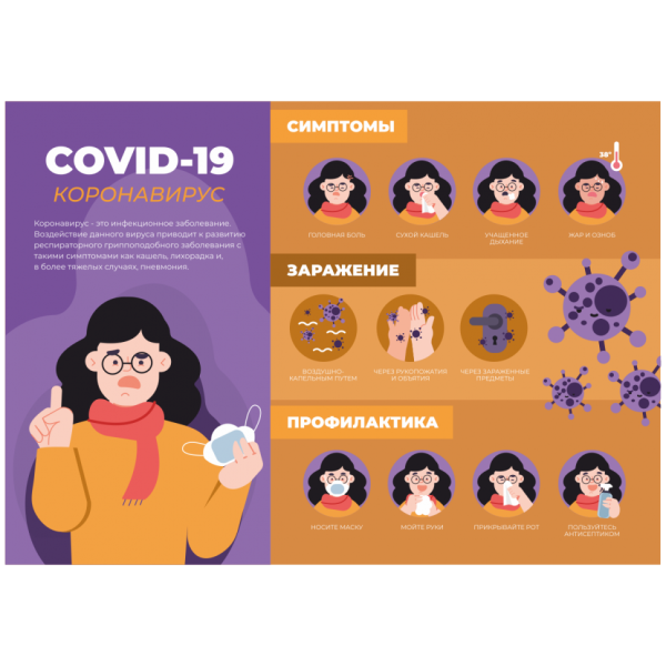 Плакат коронавирус