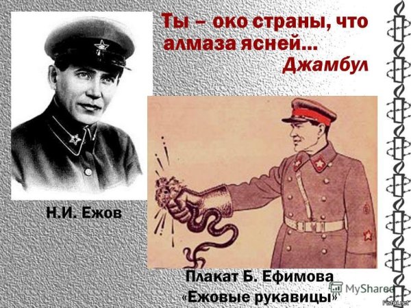 Ежов Николай Иванович плакат