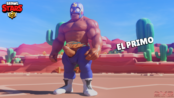 Эль Примо из Brawl Stars