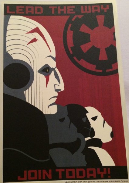 Агитационные плакаты Звездные войны