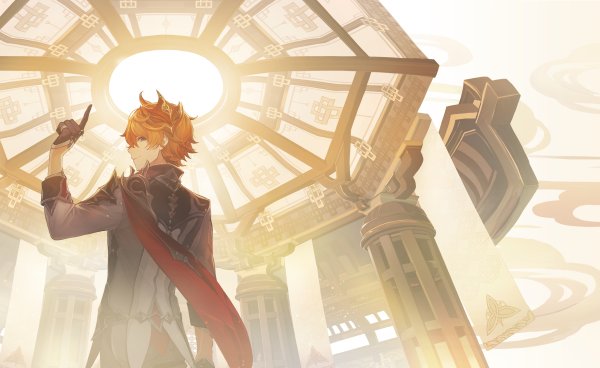 Тарталья Геншин арт