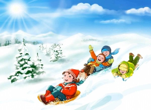 Зимние плакаты для детского сада