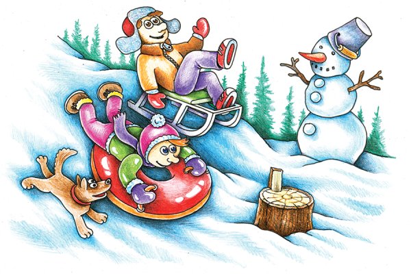 Зимний спорт для детей