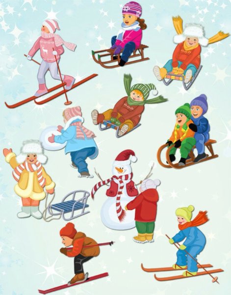 Признаки зимы для школьников