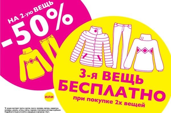 Акции для детского магазина одежды