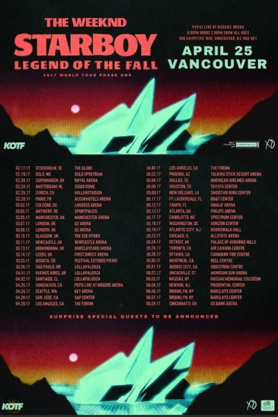 The Weeknd Art Постер