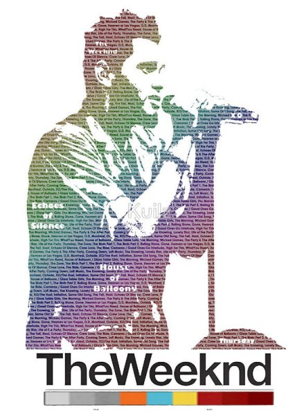 The Weeknd Art Постер