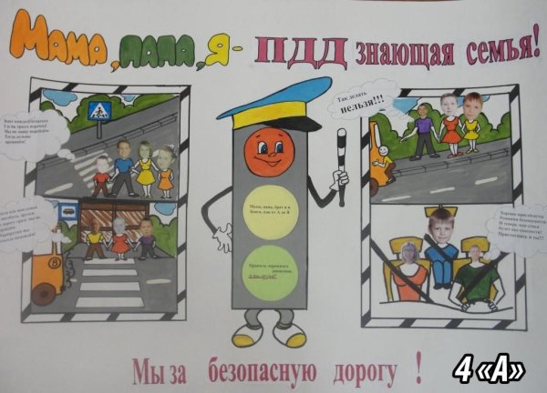 Плакат правила дорожного движения