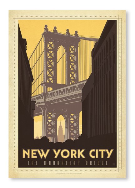 Тревел постеры New York