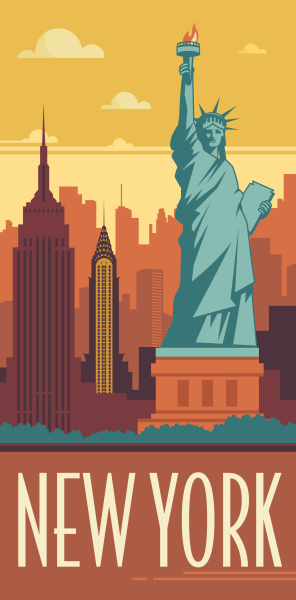 Нью Йорке постеры постеры