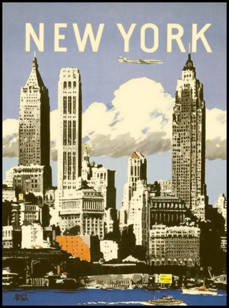 Постер Нью Йорк