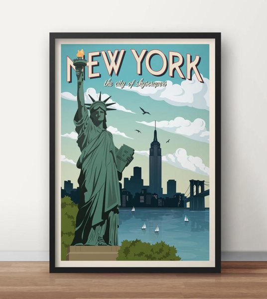 Постер New York the Wonder City